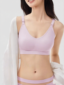 SHI YUE JIE JING | Seamless Nursing Bra for Pregnancy and Postpartum Prevent Drooping