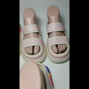 Sandal Karet Slop Tebal Ban 2  Motif Polos Warna Simple Elegant Import MKY 029-1 36-41