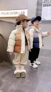 2025 Boys Down Jackets Winter Outerwear Girls Warm Jacket Children Clothing For 3-7 Years Baby Fashion Kids Zipper Coats