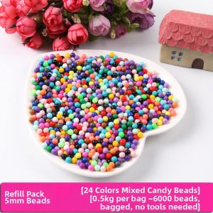 Iron-free Handicraft Soluble Beads 5mm