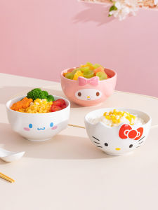 Bộ Bát Đĩa Hello Kitty Bằng Gốm Sứ Dễ Thương Cho Bé Gái Bộ Đồ Ăn Sáng Đẹp Mắt Cho Trẻ Em Bộ Đồ Ăn Sáng Hoạt Hình