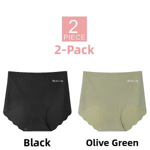 TIANZHIYI | Breathable Seamless Mid-high Waist Ice Silk Sport Underwear 3 Pieces