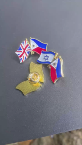 High Quality UK Philippines United Pin Philippines United Badges
