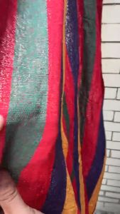 Võng Ngoài Trời Nhiều Màu thuận lợi du lịch ru bé ngủ chắc chắn siêu bền kích thước khi nằm 190x80cm giao màu ngẫu nhiên (xanh đỏ)