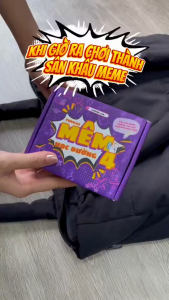 Bộ bài MEME 4 phiên bản học đường mêm vui nhộn cho nhóm bạn - Boardgame giải trí hài hước