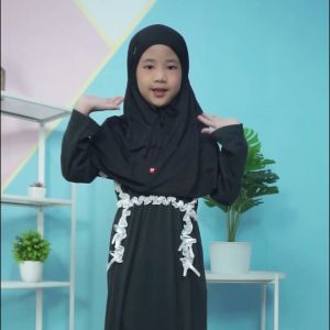 Rabbani - Gamis Dress Muslim Anak Perempuan Lengan Panjang Bani Batuta Drescute Yala Exclusive