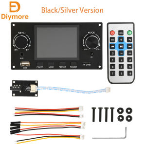 diymore | Bluetooth 2.8-inch TFT Color Screen Lossless Audio Decoding Board Module Supports I2S Digital Audio Output Player DC 5-12V 24bit