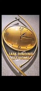 Jam Dinding Nordic Wall Clock Citihome Silent Sweep Movement Analog