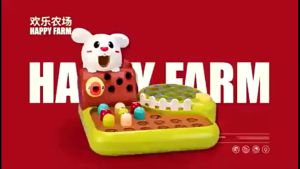 4 IN1 Kids Montessori Toys Toddler Fishing Whac-A-Mole Pull Carrot Feeding