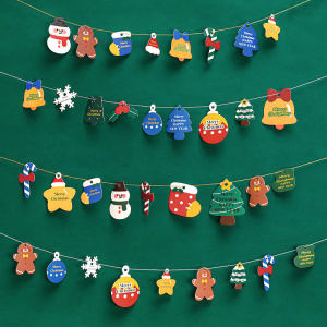 Christmas Tree Decoration Christmas Tree Ornaments Cards Xmas Decoration Hanging Labels Paper Gift Tags Christmas Decoration