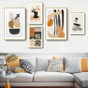 Modern Nordic Geometric Abstract Decorative Wall Art