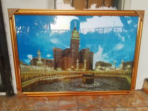 Hiasan Dinding Kaligrafi  Kabah Mekkah