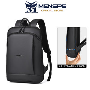 MENSPE Men Backpack Business Laptop Backpacks Waterproof Ultra-thin Casual Travel Backpack Men 16.5inch Laptop Backpack Fashion Multi-compartment Bag