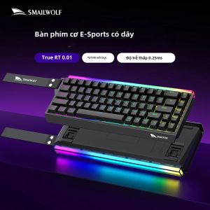 SMAILWOLF | Bàn Phím Cơ SMAILWOLF SK11 68HE Công Tắc Từ Tính 025ms Độ Trễ Thấp Dành Cho Esports & Gaming Tương Thích Với Máy Tính Để Bàn/máy Tính Xách Tay Không Dây Bluetooth