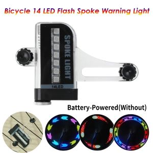 14LED Bicycle Wheel Spoke Light Bike Tyre Light Waterproof MTB Mountain Bike Night Road Cycling Safety Warning Lamp Bicycle Deco