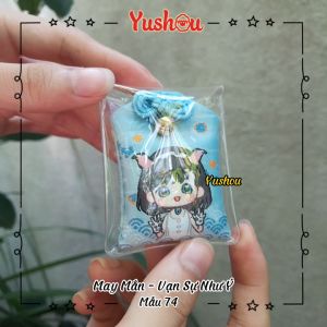 Móc Khóa Yushou May Mắn - Mẫu 74 - Vạn Sự Như Ý (Kiểu Omamori) Có sẵn
