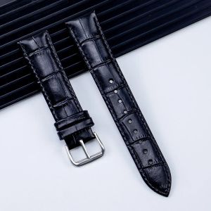 Genuine Leather Watchbands 12/14/16/18/20/22/24 mm Watch Band Strap Steel Pin buckle High Quality Wrist Belt Bracelet  Correa