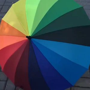 Umbrella ร่มขนาดใหญ่ ร่มกันแดด ร่มกันยูวี 16สี สีสันสดใส วัสดุแข็งแรง ด้ามจับทนทานพอดีมือ
