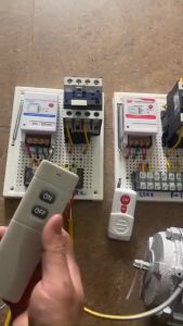 Bộ Điều khiển máy bơm nước từ xa 1000 mét đấu dây sẵn 220V 5kw