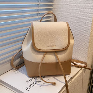 Trendy Fresh Quality Niche Womens Backpack 2025 Summer High-End Versatile Commuter PU Leather Shoulder Bag Korean Style