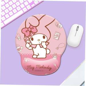 Matที่วางเมาส์แบบหน้ามือสุดน่ารักสำหรับผู้หญิงในออฟฟิศ คุณภาพระดับพรีเมียม ขนาดปกติ ยางซิลิโคน