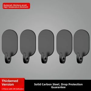 Strong Adhesive Hook No-Mark Hole-Free Wall Mount Heavy Duty Stainless Steel Hook