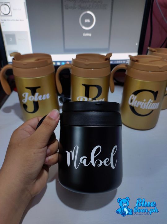 Personalized Coffee Cup Mug Hot Cold Vacuum Stainless 350ml 500ml