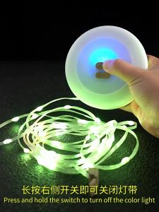 สายไฟ Led RGB ABS 1800mAh 10ม. ยืดหดได้ กันน้ํา สําหรับตั้งแคมป์ เต็นท์ยืดหดได้ สําหรับตกแต่งหลังคา ตั้งแคมป์ เต็นท์ บรรยากาศ