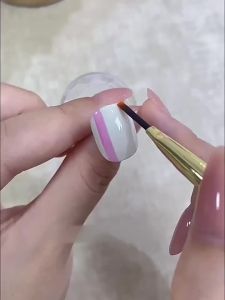 Nail Art Brush Multifunctional Stripe Liner Brushes Modeling Water Ripple DIY Design Hard Bristle Brush Nail Art Tools【SMQ】