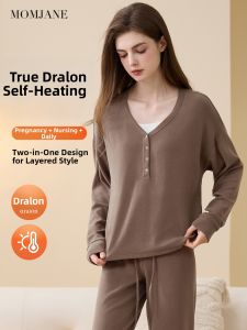 Mom Jane | Pregnant Nursing Maternity Warm Home Wear Set