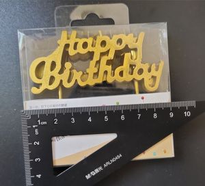 [Ready Stock - Local] Happy Birthday cake candle. Ideal for Gifts and Souvenir