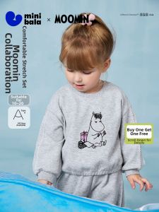 MINI BALA | Collaborative Moomin Soft Ruffled Toddler Girls Set
