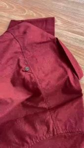 Kemeja Pria Casual Lengan Pendek NEEGS Atasan kantoran merahmarun NX001N