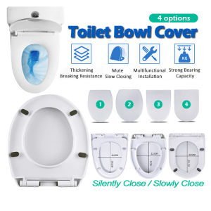 【✅SG stock】Toilet Seat Cover / Quick Release / Silent Slow-Close / Durable Thick Sturdy