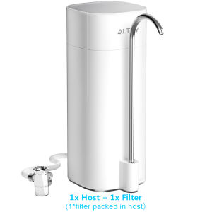 ALTHY | ALTHY Countertop Faucet Drinking Water Filter Purifier Ultrafiltration System Reduces 99% Bacteria Chlorine Heavy MetalsOdor