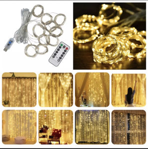 🔥ไฟแต่งห้อง ไฟเชอรี่ ไฟติดห้องนอน LED Light ไฟประดับห้อง ไฟแต่งบ้าน  ไฟกระพริบ