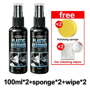 Car Plastic Restorer Back To Black Gloss Plastic Renovator Longlasting Coating Leather Restore Auto Polish Cleaning Products