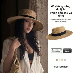 JIFANPAUL | Mũ Rơm Andnh Rộng Phong Cách Cổ Điển Pháp cho Mùa Hè