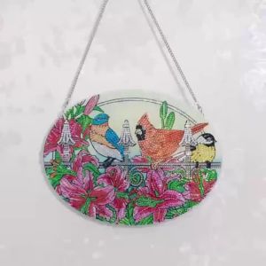 other | 2D/Flat 1 Piece Diamond Painting Set House Number Christmas Pattern Acrylic Material Christmas Door and Window Decorations