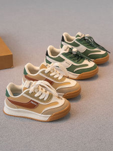 Childrens Sport Shoes 2024 Spring Autumn Style Boys Girls Low Help Board Shoes Single Shoes Middle Large Children Dad Shoes