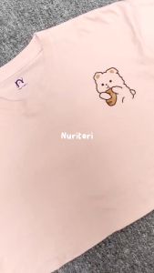 CROP TOP TEE VARIASI PINK ATASAN KAOS WANITA CROPE