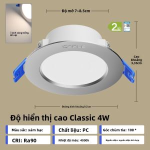 OPPLE | Đèn Trần LED Âm 8cm