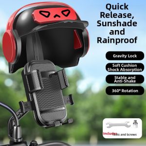 TOOKTRO | Anti-vibration Stable Step Phone Holder for E-bikes