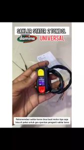 Saklar Stater Stop on / off Engine motor 2 tombol on/off + stater universal matic dan sport