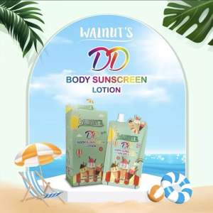 (LANGSUNG PUTIH) WALNUT’S DD Body Sunscreen Lotion Sachet 40g