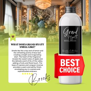 Brooks Grand Hyatt Hotel Scents Water Based Concentrated Water Soluble  Humidifier