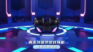 หูฟัง Bluetooth หูฟังบลูทูธ หูฟังไร้สาย หูฟังเกมส์บลูทูธ เหมาะสําหรับสมาร์ทโฟนทุกรุ่น หูฟังสําหรับเล่นเกม ฟังเกมมิ่ง PUBG