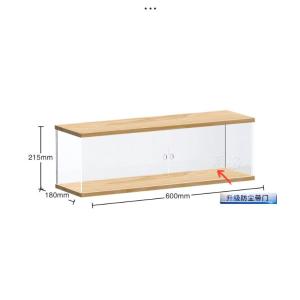 QO ชั้นวางแผ่นเสียงแบบไม้แท้กันฝุ่น ชั้นวางแผ่น CD/DVD จัดระเบียบแบบสร้างสรรค์ กล่องเก็บของสำหรับแผ่นเสียง ชั้นวางของ