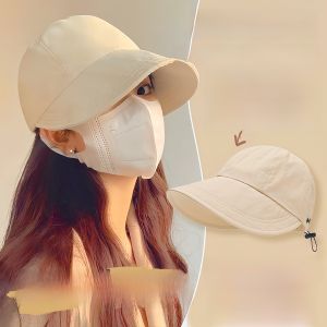 Sun Protection Hat Womens 2024 New Arrival Hat Quick-Drying Thin Zhao Lusi Same Sun Hat Peaked Sun Hat Bucket Hat