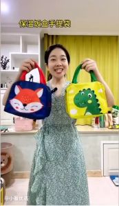 CS Tas Bekal Anak Karakter Lunch Bag Cooler Makanan Anak Lunch box Anak Tempat Penyimpanan Makanan Anak